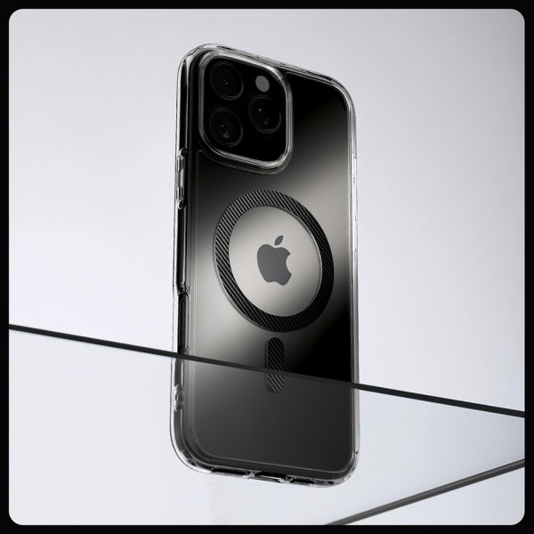 Spigen iPhone 16 Pro Skal Ultra Hybrid MagFit Carbon Fiber