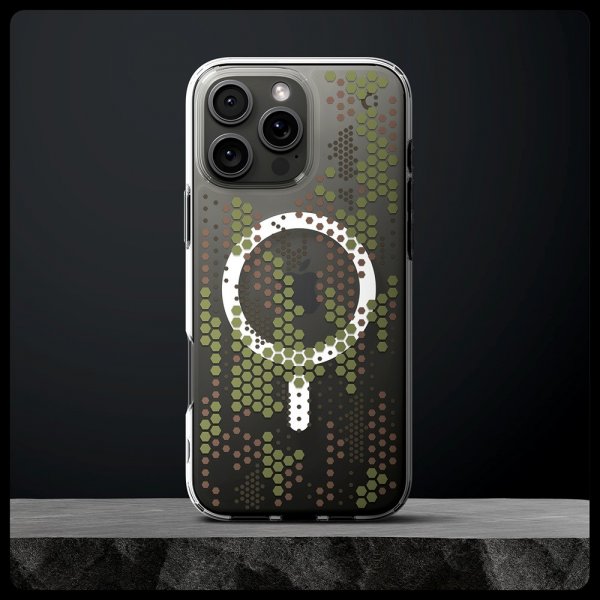 Spigen iPhone 16 Pro Skal Ultra Hybrid MagFit Digital Camo