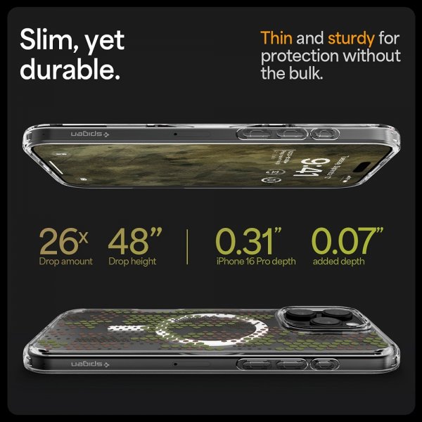 Spigen iPhone 16 Pro Skal Ultra Hybrid MagFit Digital Camo