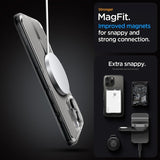 Spigen iPhone 16 Pro Skal Ultra Hybrid MagFit Graphite