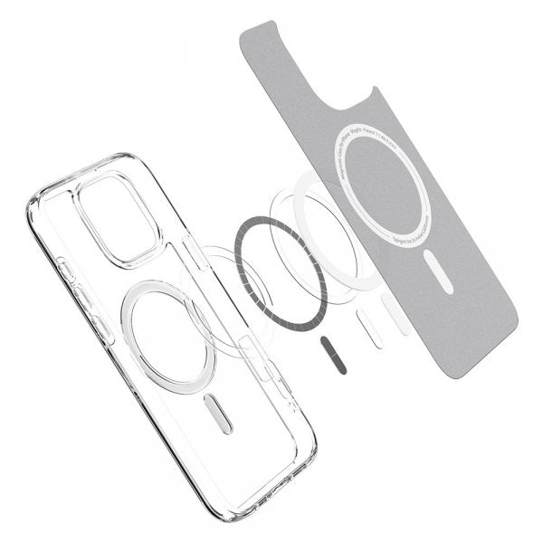 Spigen iPhone 16 Pro Skal Ultra Hybrid MagFit Vit