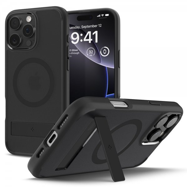 Spigen iPhone 16 Pro Skal Ultra Hybrid S MagFit Frost Black