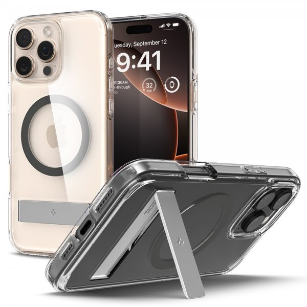Spigen iPhone 16 Pro Skal Ultra Hybrid S MagFit Graphite