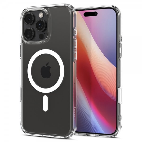 Spigen iPhone 16 Pro Skal Ultra Hybrid T MagFit Clear White