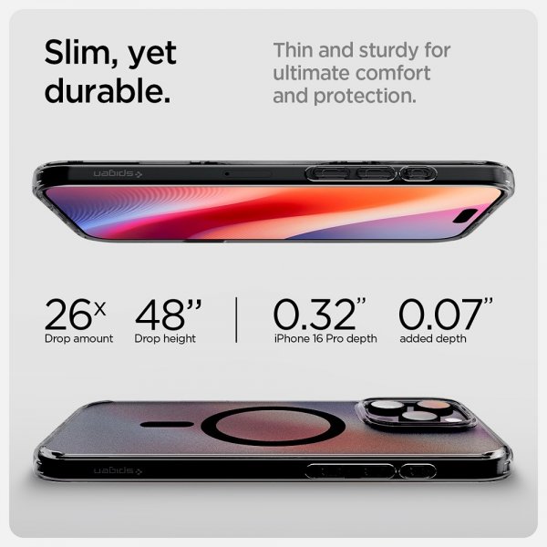 Spigen iPhone 16 Pro Skal Ultra Hybrid T MagFit Frost Black