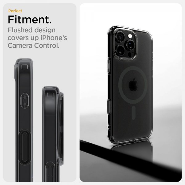 Spigen iPhone 16 Pro Skal Ultra Hybrid T MagFit Frost Black