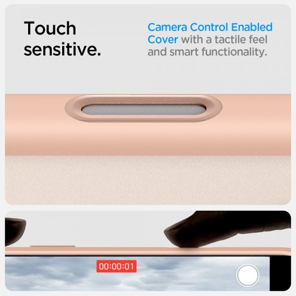Spigen iPhone 16 Pro Skal Ultra Hybrid T MagFit Frost Rose Titanium