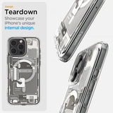 Spigen iPhone 16 Pro Skal Ultra Hybrid Zero One MagFit Natural Titanium