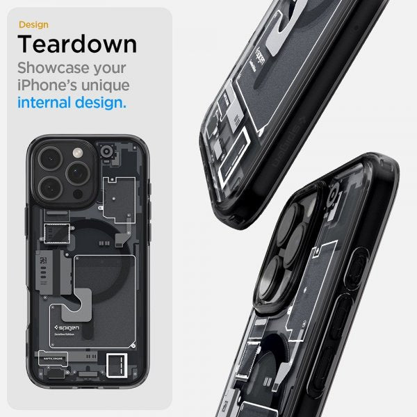 Spigen iPhone 16 Pro Skal Ultra Hybrid Zero One MagFit Svart
