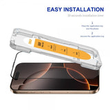 Enkay iPhone 16 Pro Skärmskydd med Monteringsram Easy Install