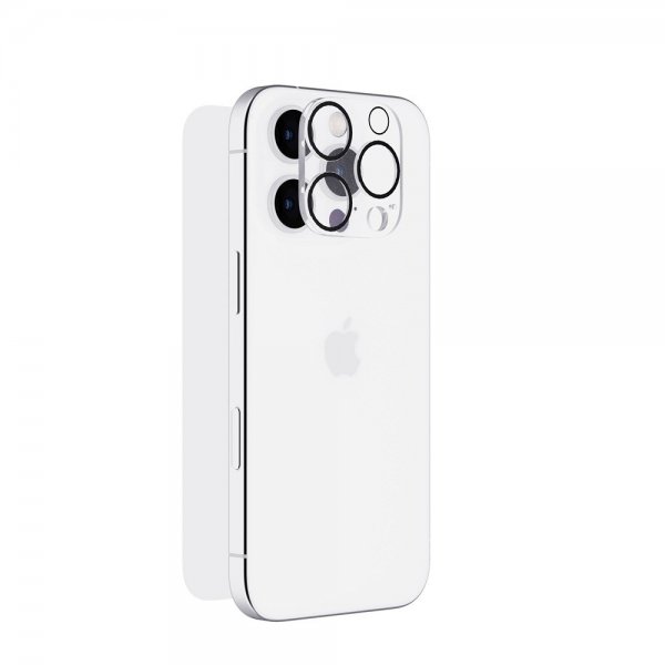 Tech21 iPhone 16 Pro Skärmskydd och Kameraskydd Impact Glass Set