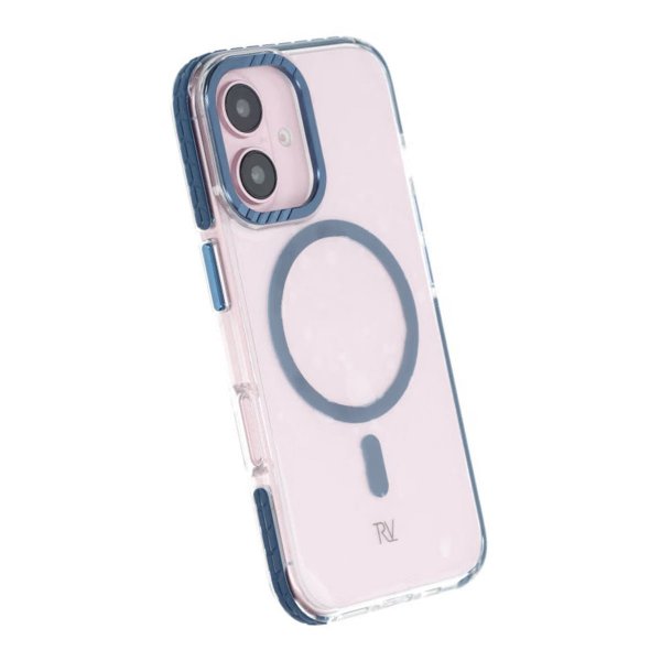Rvelon iPhone 16 Skal TPU MagSafe Blå