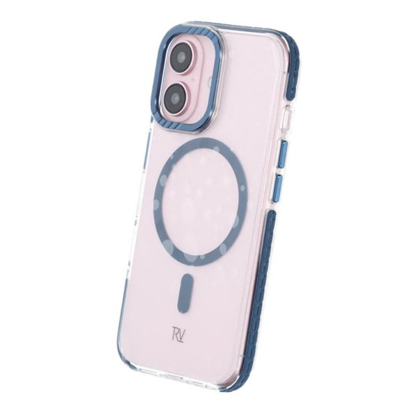 Rvelon iPhone 16 Skal TPU MagSafe Blå