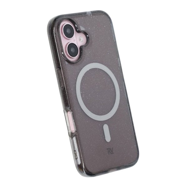 Rvelon iPhone 16 Skal Glitter MagSafe Svart