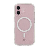 Rvelon iPhone 16 Skal Glitter MagSafe Vit