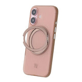 Rvelon iPhone 16 Skal Roterbart MagSafe Stativ Brun
