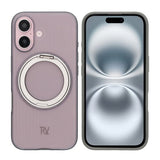 Rvelon iPhone 16 Skal Roterbart MagSafe Stativ Grå