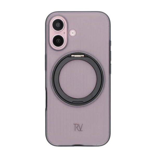 Rvelon iPhone 16 Skal Roterbart MagSafe Stativ Svart