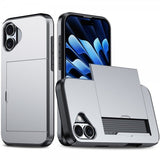 iPhone 16 Skal Card Slide Grå