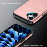 iPhone 16 Skal Card Slide Svart