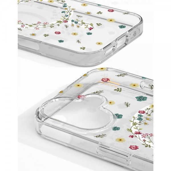 Ideal of Sweden iPhone 16 Skal Clear Case MagSafe Petite Floral
