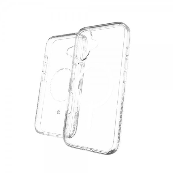 ZAGG iPhone 16 Skal Crystal Palace Snap Transparent