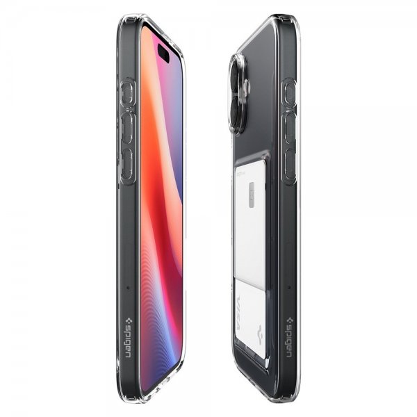 Spigen iPhone 16 Skal Crystal Slot Crystal Clear