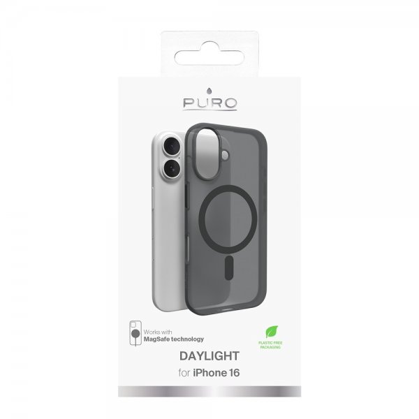 Puro iPhone 16 Skal Daylight MagSafe Svart