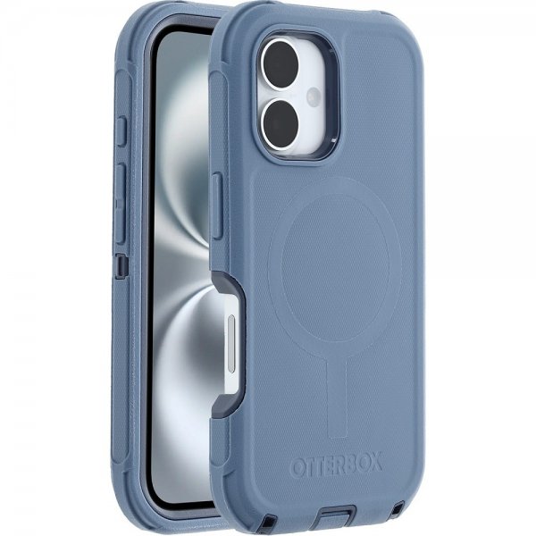 Otterbox iPhone 16 Skal Defender MagSafe Baby Blue Jeans