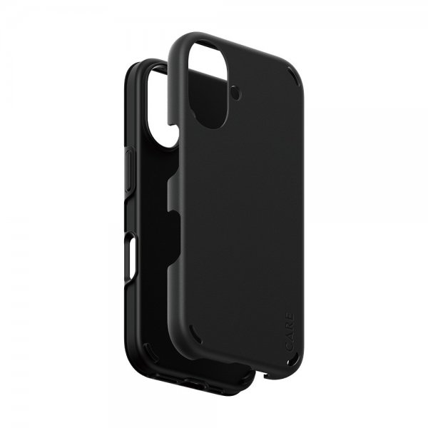CARE by PanzerGlass iPhone 16 Skal Double Defence Svart