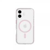Tech21 iPhone 16 Skal EvoCrystal MagSafe Rosa