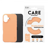 CARE by PanzerGlass iPhone 16 Skal Fashionable Peachy