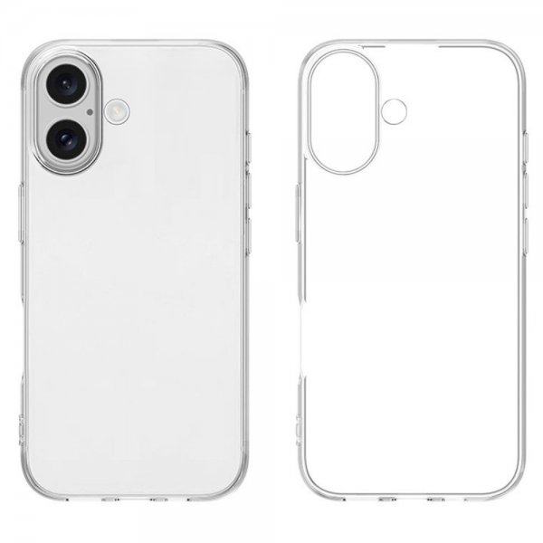 Nordic Covers iPhone 16 Skal Feather Series Transparent