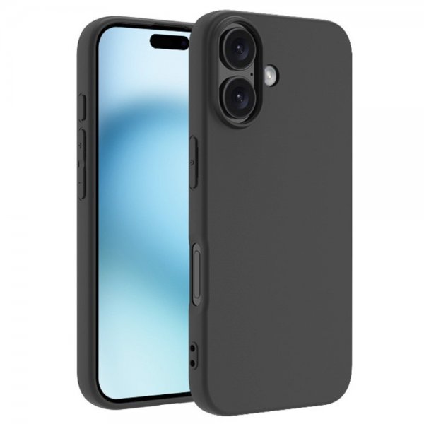 Nordic Covers iPhone 16 Skal Feather Series Raven Black