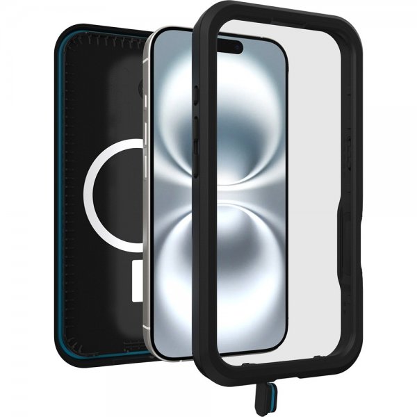 Otterbox iPhone 16 Skal Fre MagSafe Svart