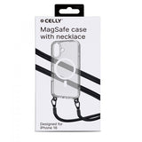 Celly iPhone 16 Skal Freedom Necklace MagSafe Transparent