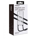 Celly iPhone 16 Skal Freedom Necklace MagSafe Transparent