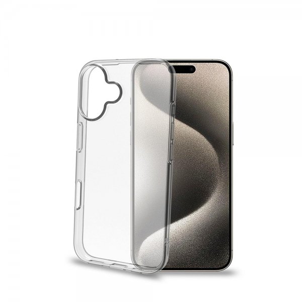 Celly iPhone 16 Skal GELSKIN Transparent