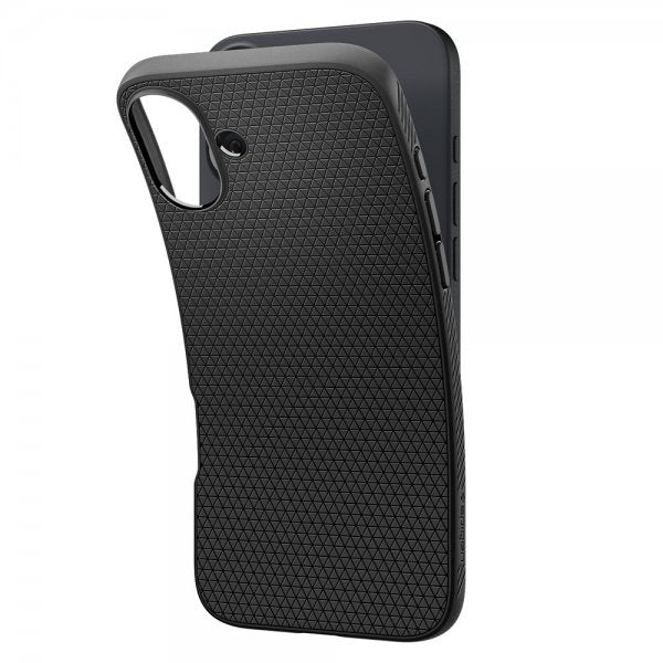 Spigen iPhone 16 Skal Liquid Air Matte Black