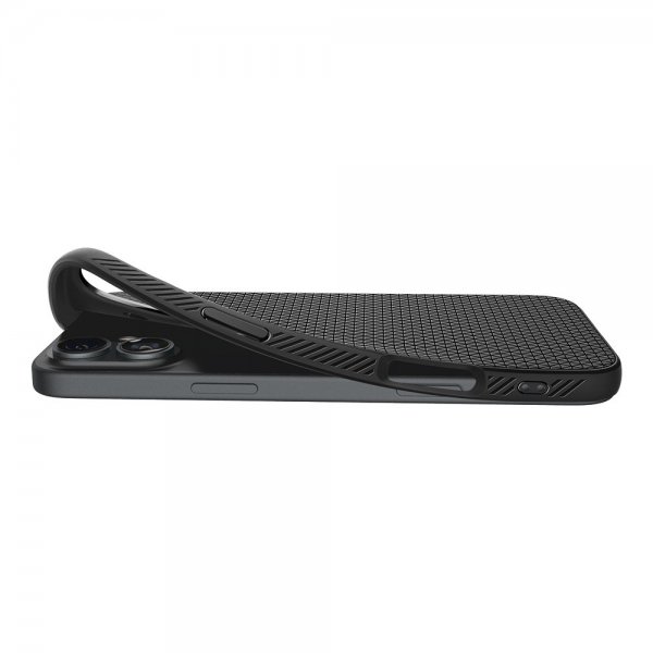 Spigen iPhone 16 Skal Liquid Air Matte Black