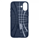 Spigen iPhone 16 Skal Liquid Air Navy Blue