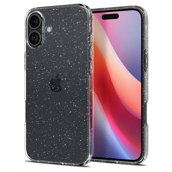 Spigen iPhone 16 Skal Liquid Crystal Glitter Crystal Quartz