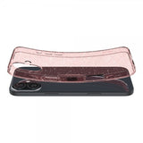 Spigen iPhone 16 Skal Liquid Crystal Glitter Rose Quartz