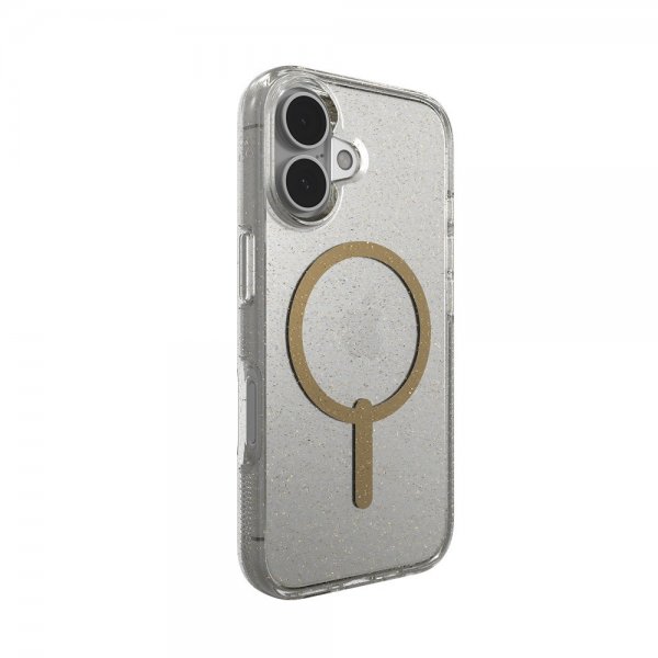 ZAGG iPhone 16 Skal Milan Snap Gold Glitter