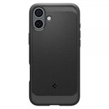 Spigen iPhone 16 Skal Rugged Armor MagFit Matte Black