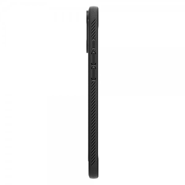 Spigen iPhone 16 Skal Rugged Armor MagFit Matte Black