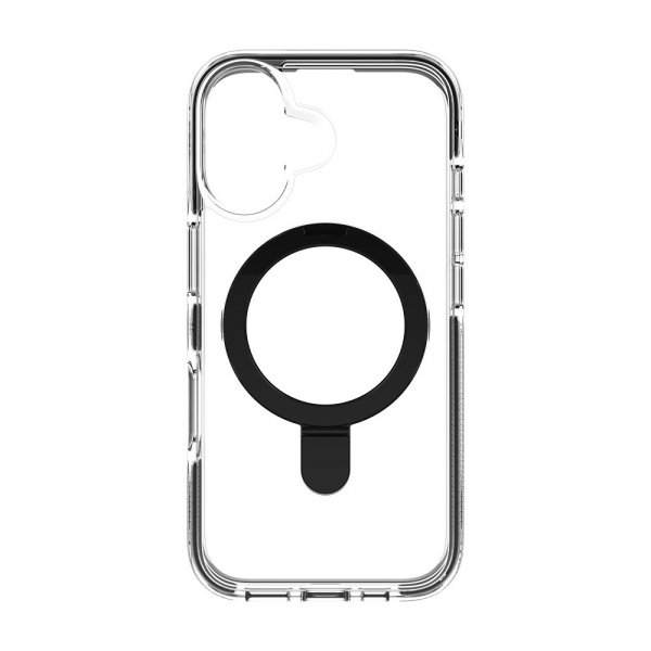 ZAGG iPhone 16 Skal Santa Cruz Snap Ring Stand Svart