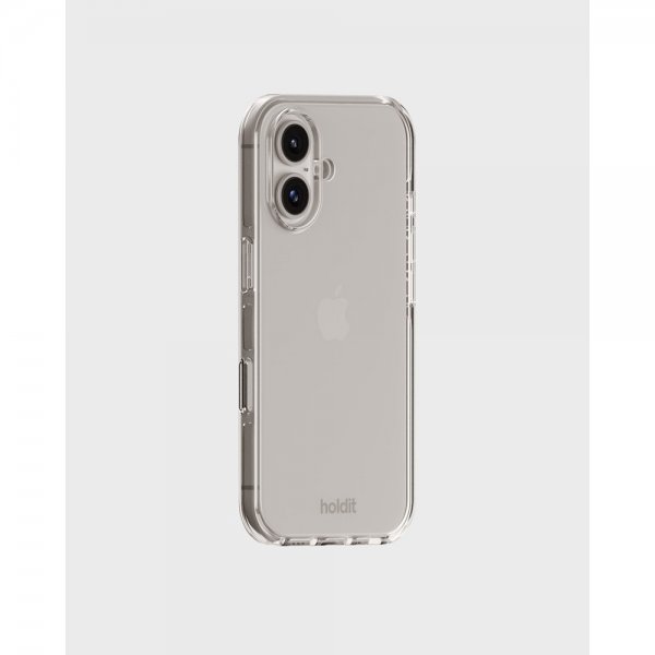 holdit iPhone 16 Skal Seethru Vit