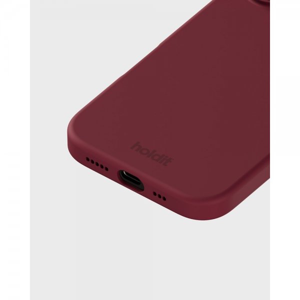 holdit iPhone 16 Skal Silikon Red Velvet