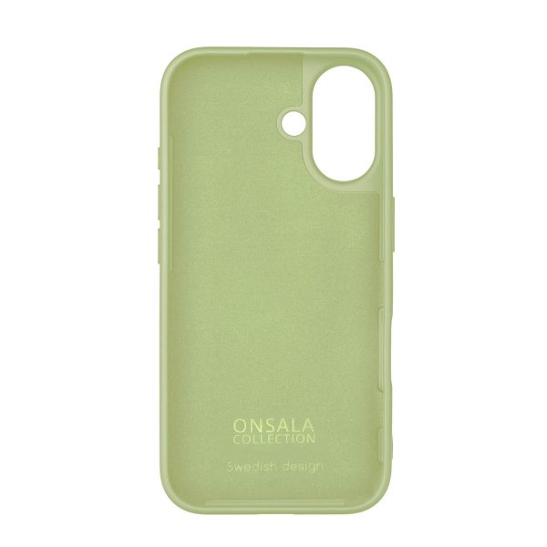 Onsala iPhone 16 Skal Silikonkänsla Lime